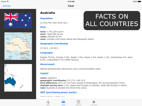 Atlas 2023 Pro: Maps & Facts screenshot 3