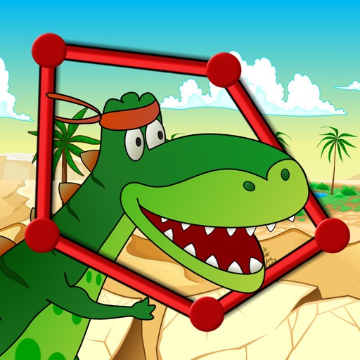 Dino Dot Connect dots for kids iOS App