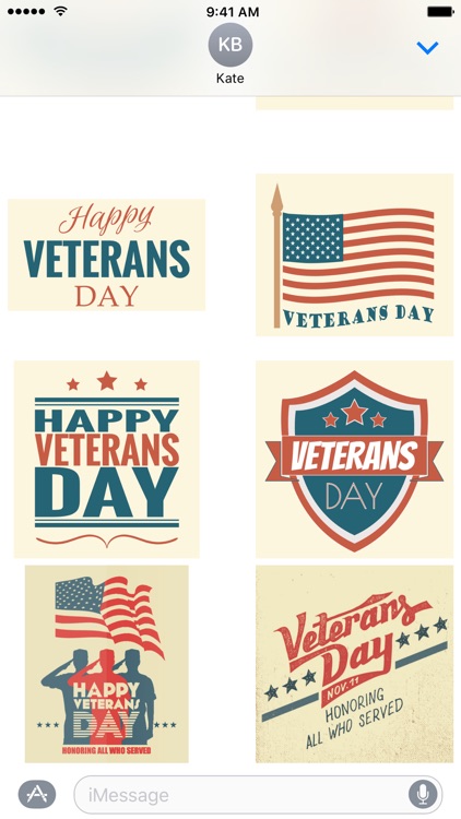 Veterans Day Stickers screenshot-4