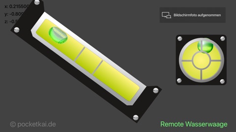 Screenshot #3 for Remote Bubble Level