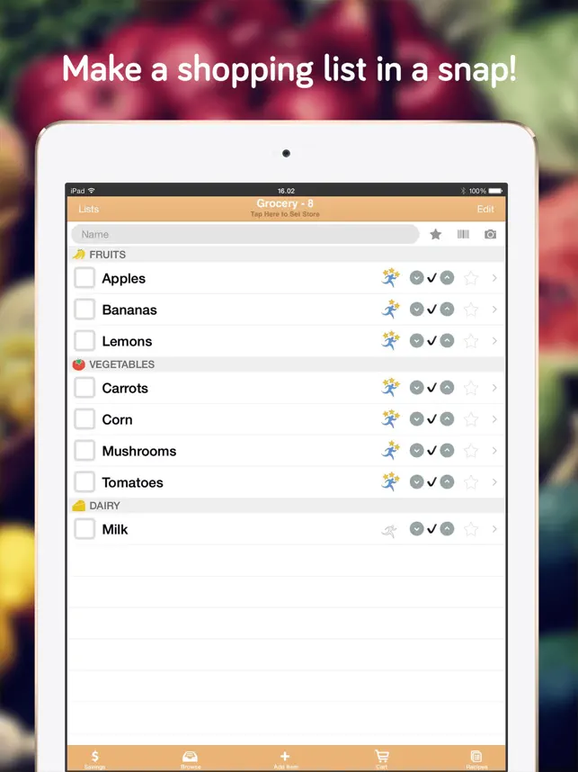 Billede 2 Shopper Lite Shopping List iphone