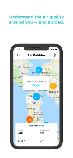 Air Bubbles: Live Air Quality