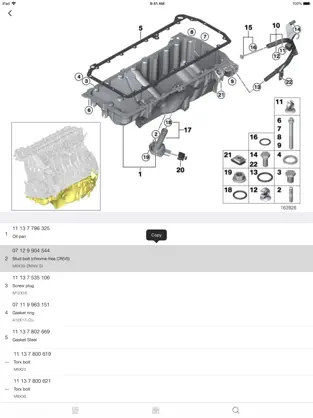 Imágen 1 Car parts for BMW diagrams iphone