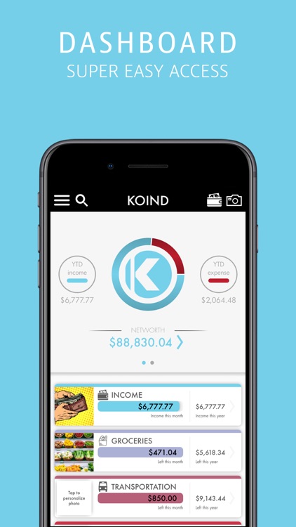Koind:Budgeting Your Lifestyle screenshot-0