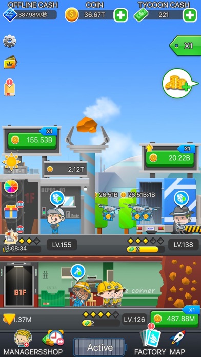 ゴールド鉱山：シミュレーションゲーム screenshot1