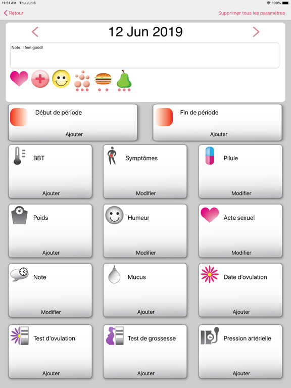 WomanLog Pro Calendrier WomanLog Pro Calendrier