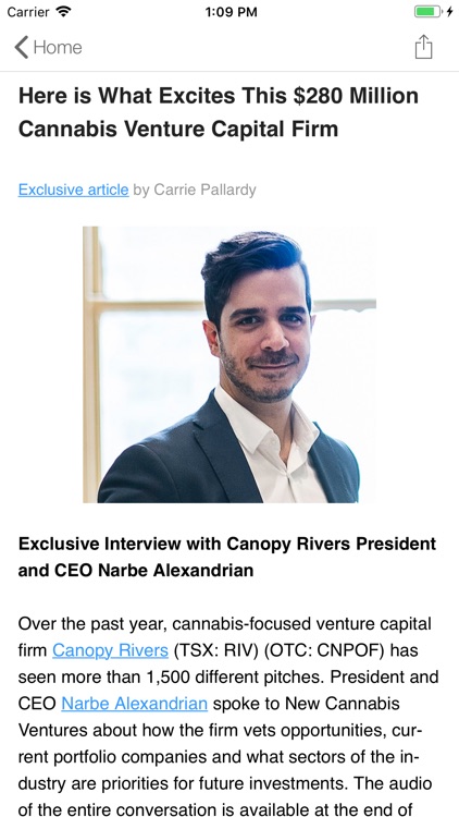 New Cannabis Ventures