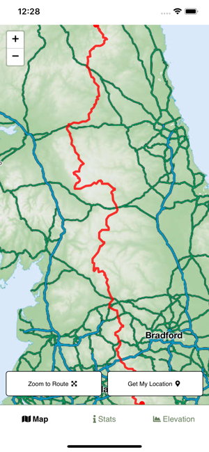 Pennine Way Map