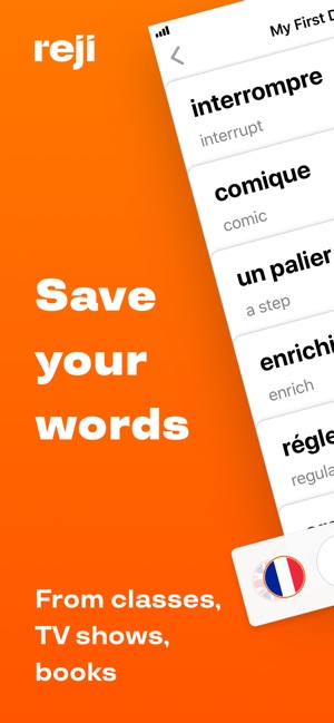 Reji – vocabulary builder app