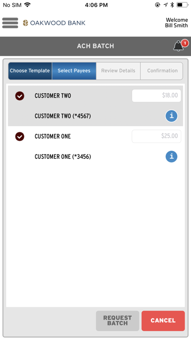 How to cancel & delete Oakwood Bank Commercial Center from iphone & ipad 4