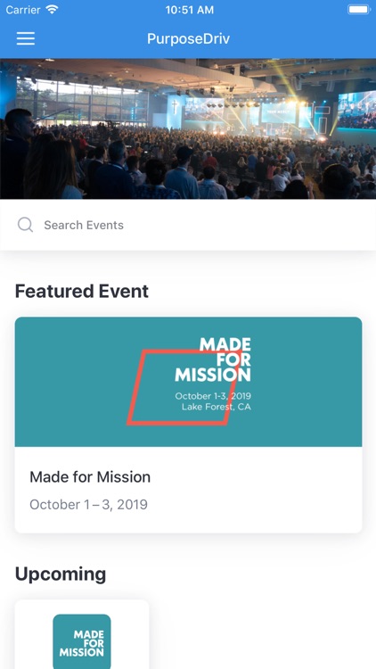 Purpose Driven Events