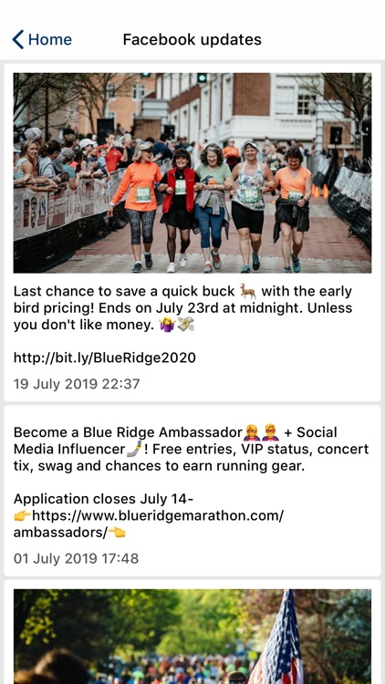 Blue Ridge Marathon 2020