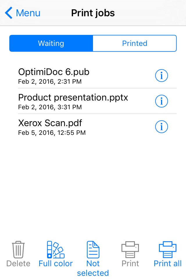 OptimiDoc Mobile screenshot 2