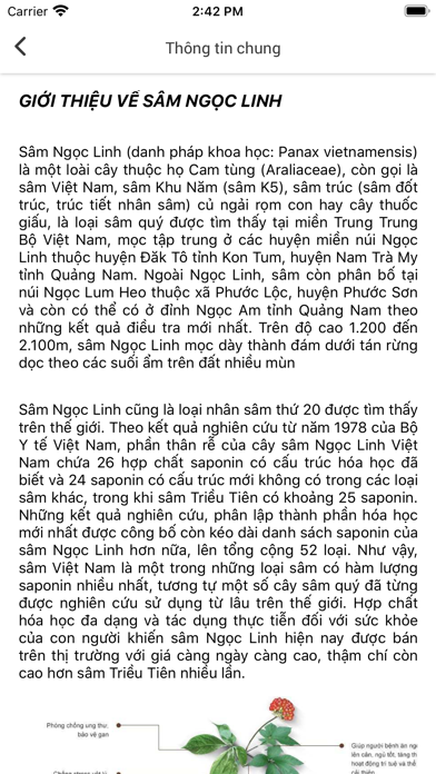 Sâm Ngọc Linh screenshot 2