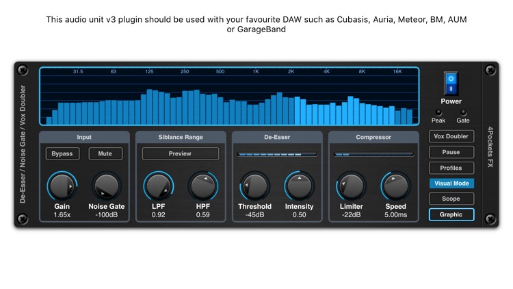 De-Esser AUv3 Audio Plugin screenshot-0