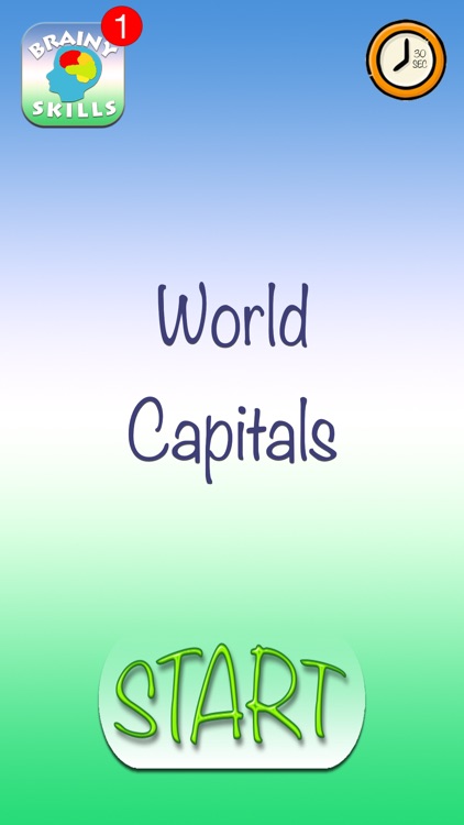 Brainy Skills World Capitals