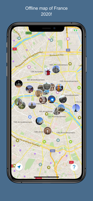 France 2020 — offline map(圖1)-速報App