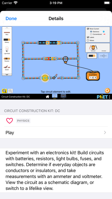 PhET Simulations screenshot 2