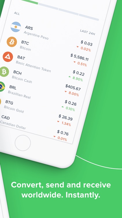 Uphold: buy and sell Bitcoin