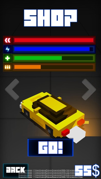 Pixel Car Chase 3D screenshot 2