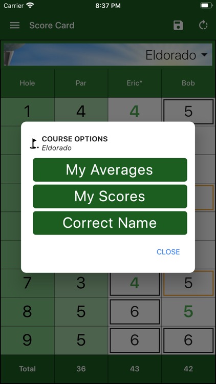 EasyScore Golf Scorecard screenshot-9