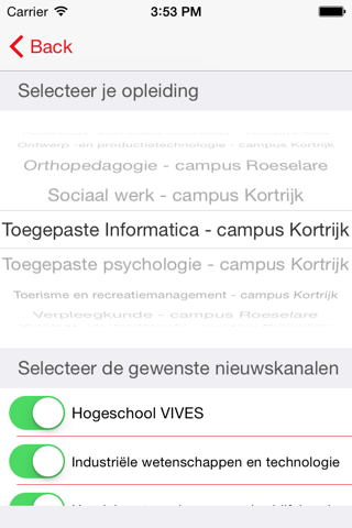 VIVES Student screenshot 3