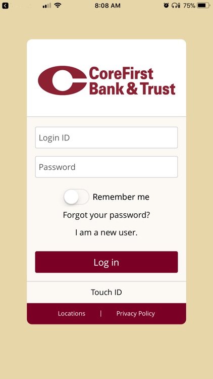 CoreFirst Bank Mobile App