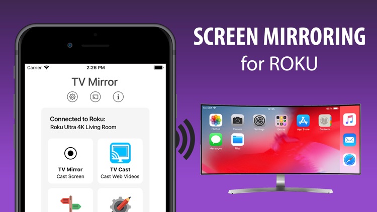 Screen Mirroring+ for Roku