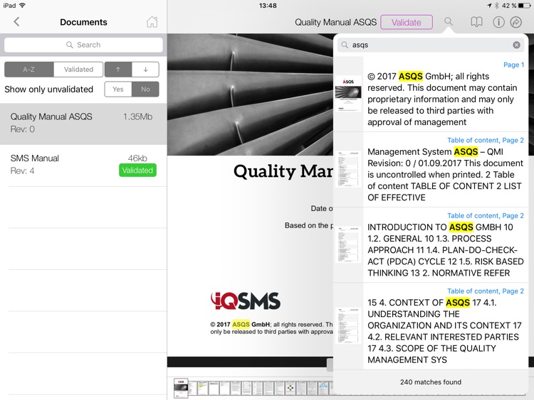 IQSMS Document Distribution