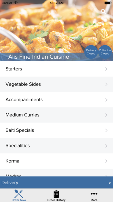 Alis Fine Indian Cuisine Bris screenshot 2