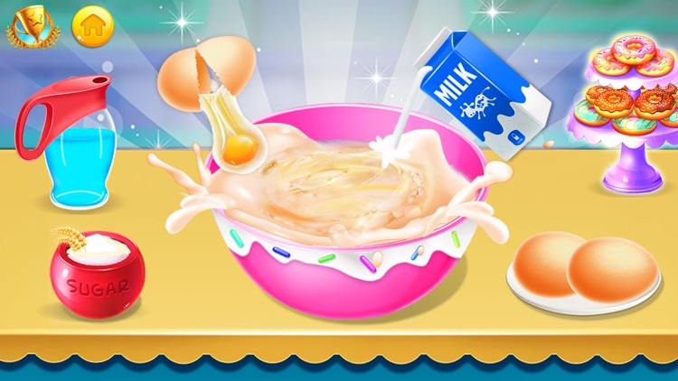 Donut Baking & Cooking Game