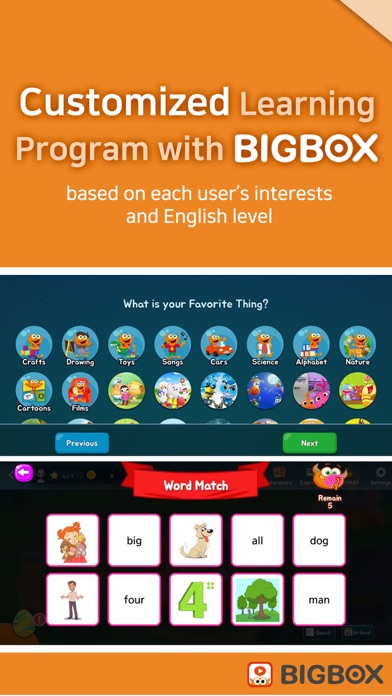 How to cancel & delete BIGBOX -  Fun English Learning from iphone & ipad 2