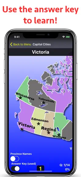 Game screenshot Canada Map Quiz: Education Ed. hack