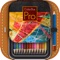 ColorBox Pro is the new version of ColorBox, a wonderful App to sketch and doodle beautiful drawing with a friendly user-interface and a careful choose of color palettes