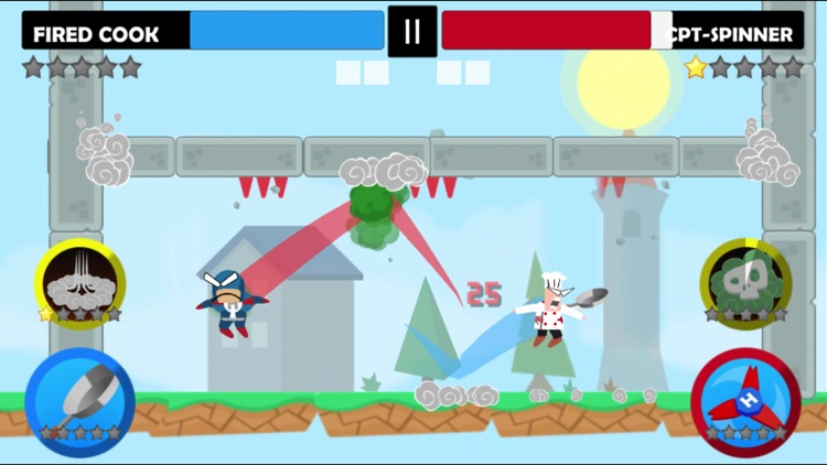 Jumping Ninja Battle - 2Player screenshot-6