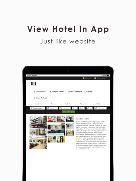 【图】M Design Hotel – Booking(截图3)