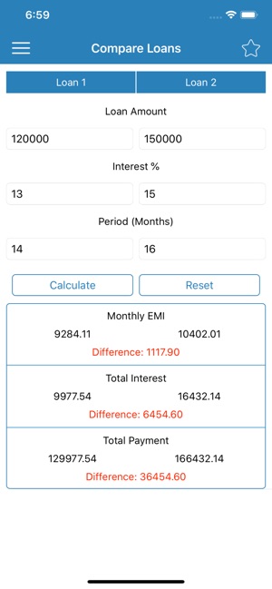 EMI計算器和貸款計劃(圖5)-速報App