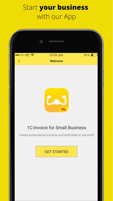 How to cancel & delete 1C:Invoice for Small Business from iphone & ipad 1