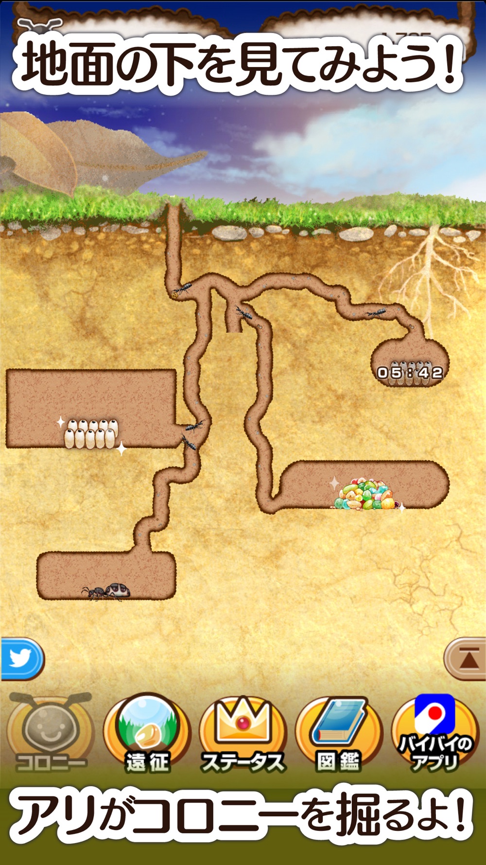アリの巣コロニー 暇つぶし観察放置育成ゲーム Free Download App For Iphone Steprimo Com アリの巣コロニー 暇つぶし観察放置育成ゲーム Free Download App For Iphone Steprimo Com