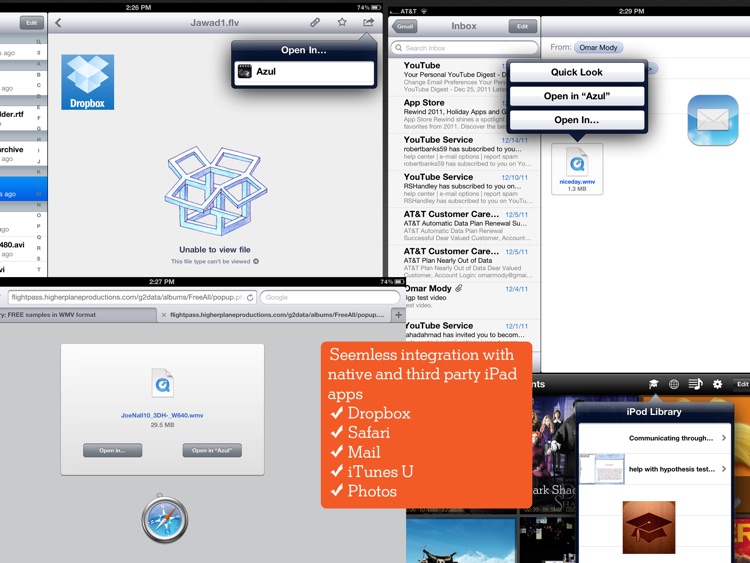 Azul - Video player for iPad screenshot-3