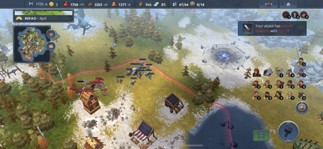 Captura de pantalla de Northgard