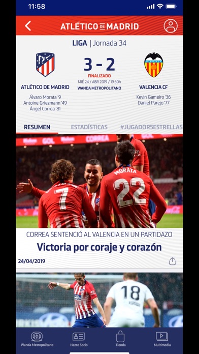 How to cancel & delete Atlético de Madrid from iphone & ipad 3