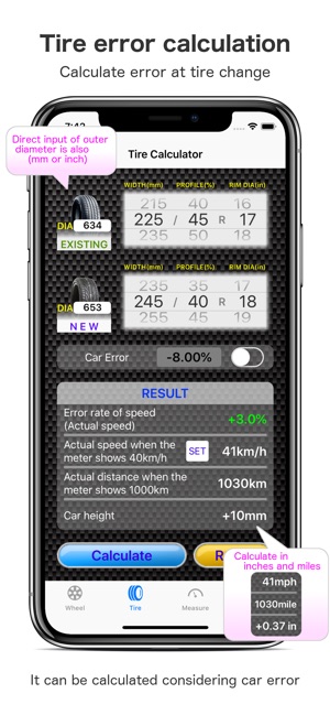 Tire Calculator (Offset&Speed)(圖2)-速報App