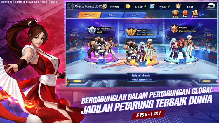 KOF AllStar–Pertarungan Sengit