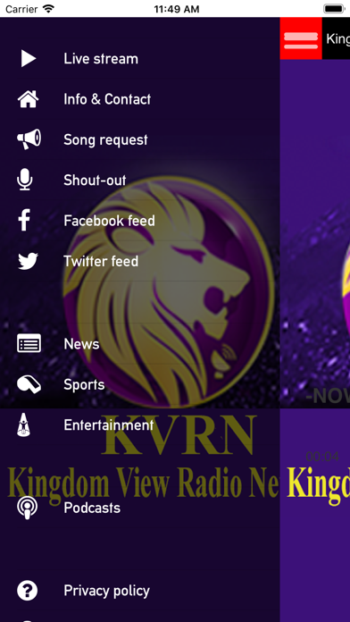 How to cancel & delete KVRN GLOBAL RADIO from iphone & ipad 2