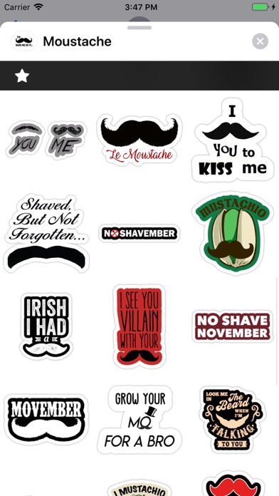 Moustache - Mustache Stickers screenshot 4