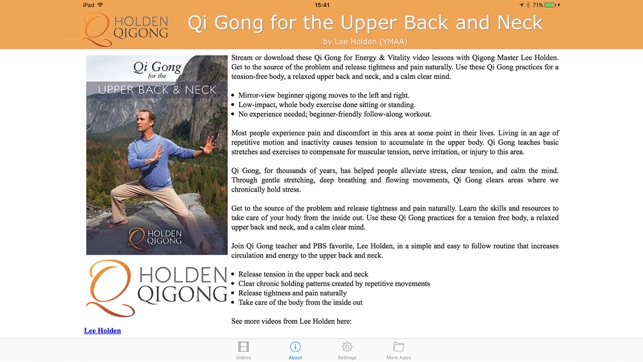 Qi Gong for Upper Back & Neck(圖2)-速報App