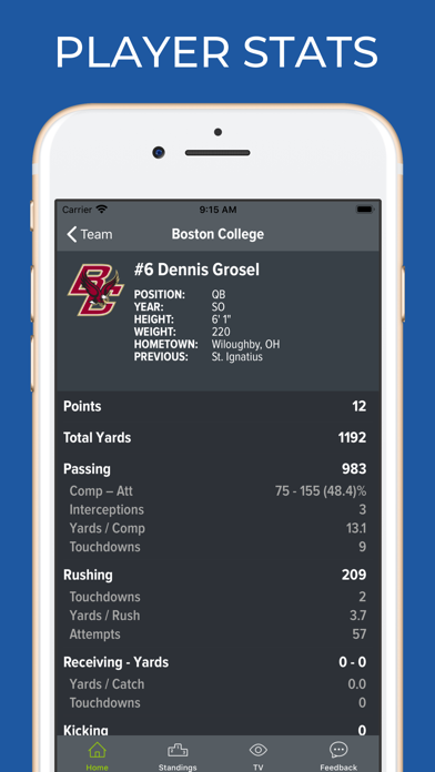 Boston College Football screenshot 4