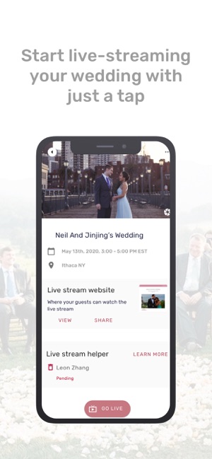 Lovecast - Wedding Livestream