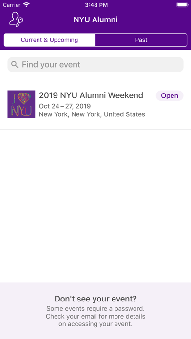 NYU Alumni Weekend screenshot 2